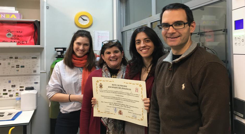 CIB researchers awarded in the Scientific Contest 2018 of the Real Academia Nacional de Farmacia