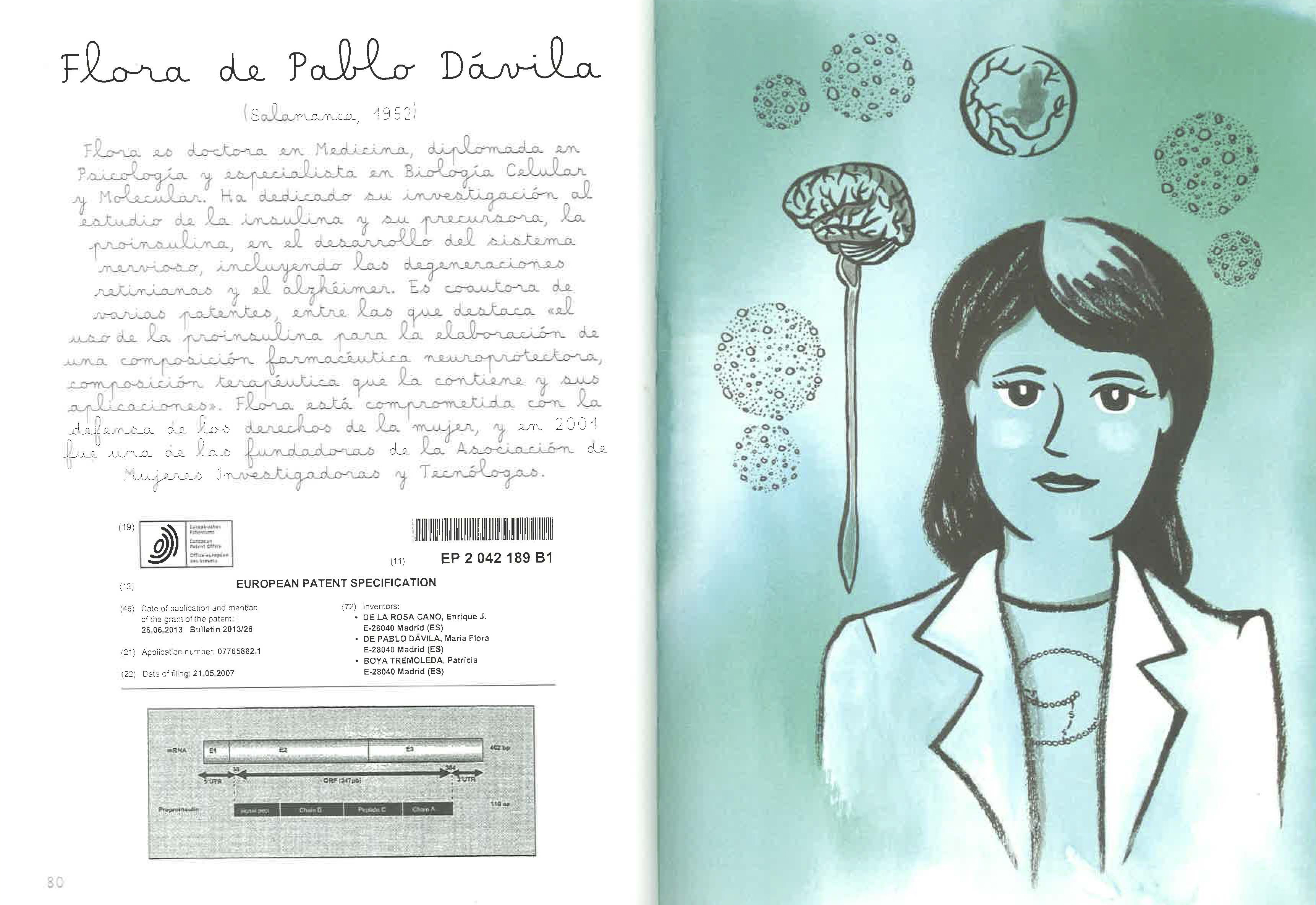 Proinsulin invention. Flora de Pablo.