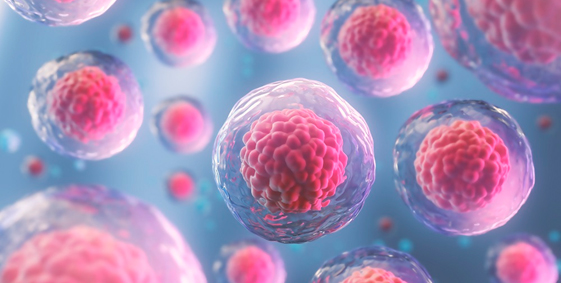Digital recreation of stem cells. / Adobestock Recreación digital de células madre. / Adobestock